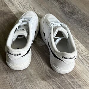 Reebok Classic White and Black Sneakers